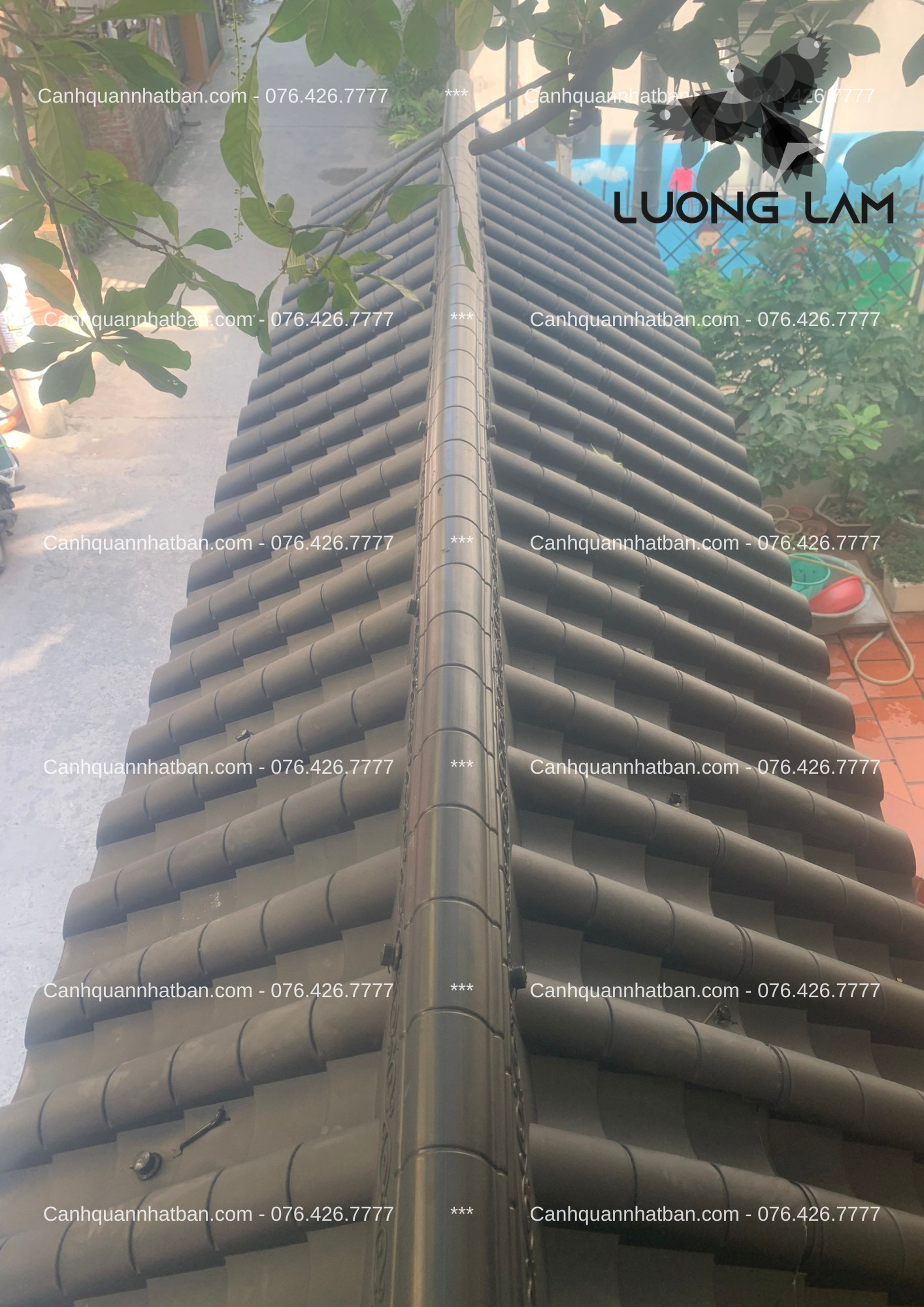 Ngói Nhựa Âm Dương Nhật Bản Chính Hãng Chuẩn nhựa PVC
