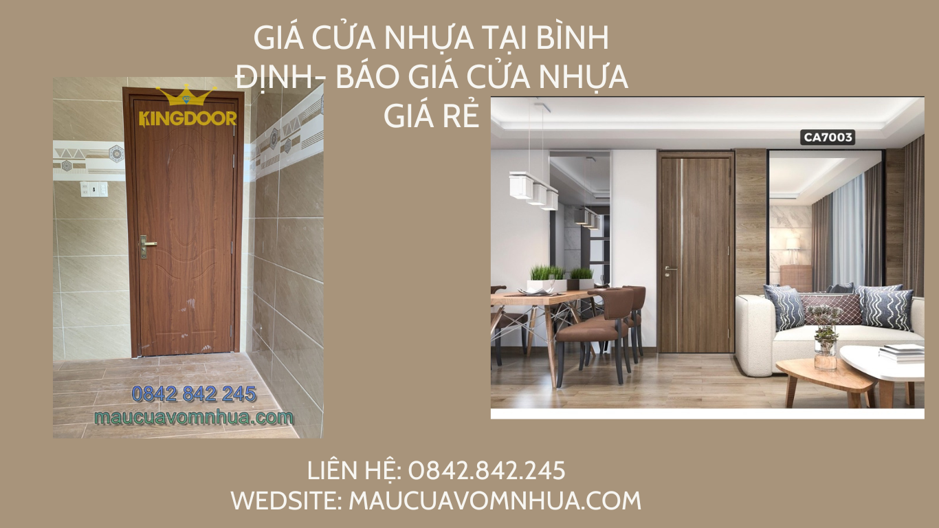 Giá cửa nhựa tại Bình Định- Báo giá cửa nhựa giá rẻ
