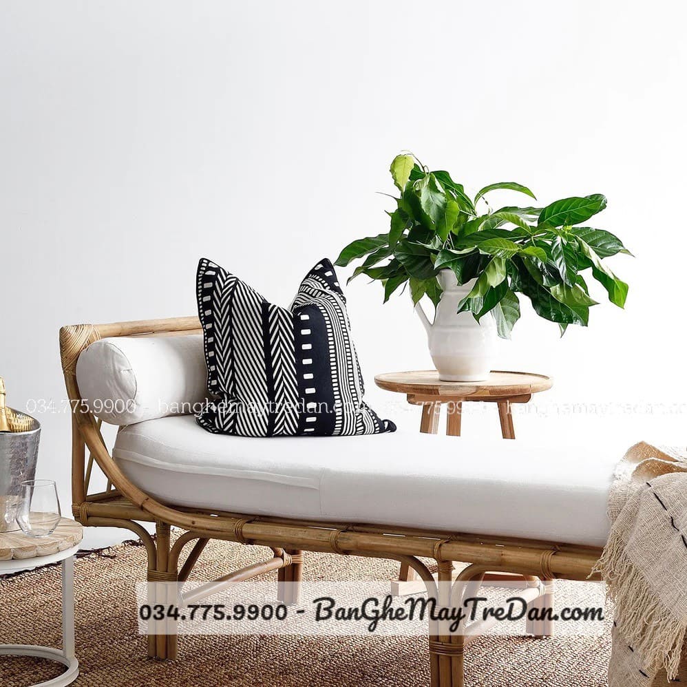 Sofa mây phòng khách hiện đại, trẻ trung giá tốt