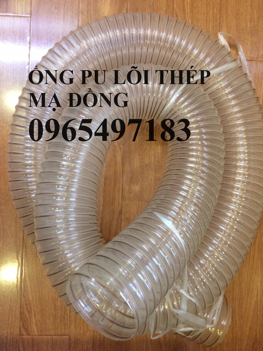 Ống hút bui PU lõi thép mạ đồng phi 40 - phi 450 . Hàng luôn sẵn kho