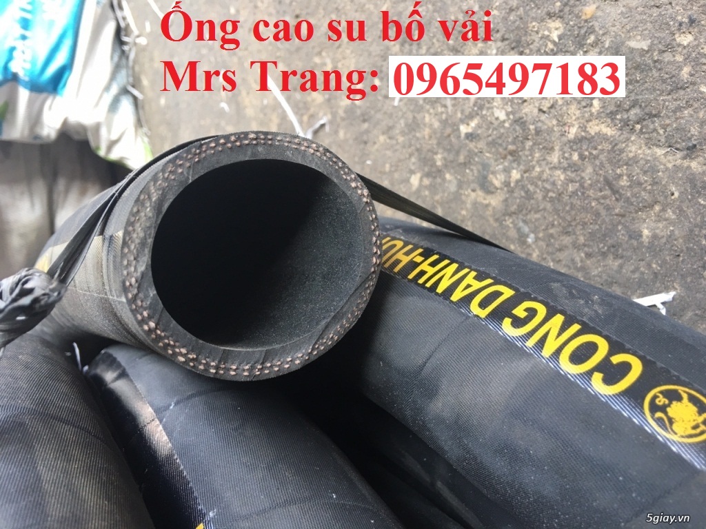 Bán ống cao su bố vải 3 lớp, 5 lớp, 7 lớp có sẵn phi 8 - phi 200