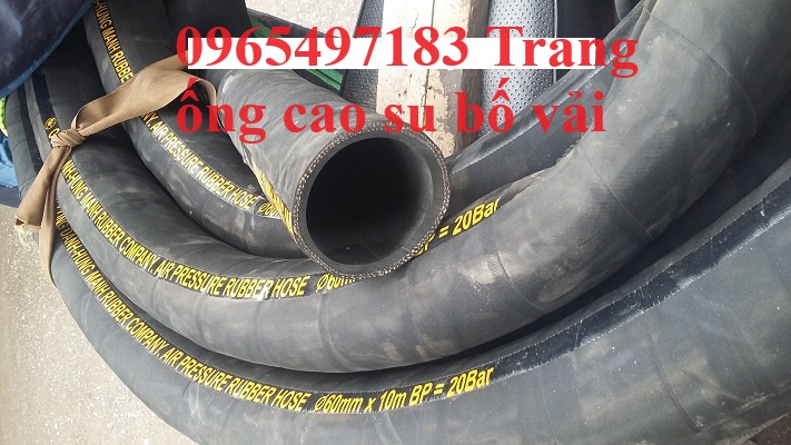 Bán ống cao su bố vải 3 lớp, 5 lớp, 7 lớp có sẵn phi 8 - phi 200