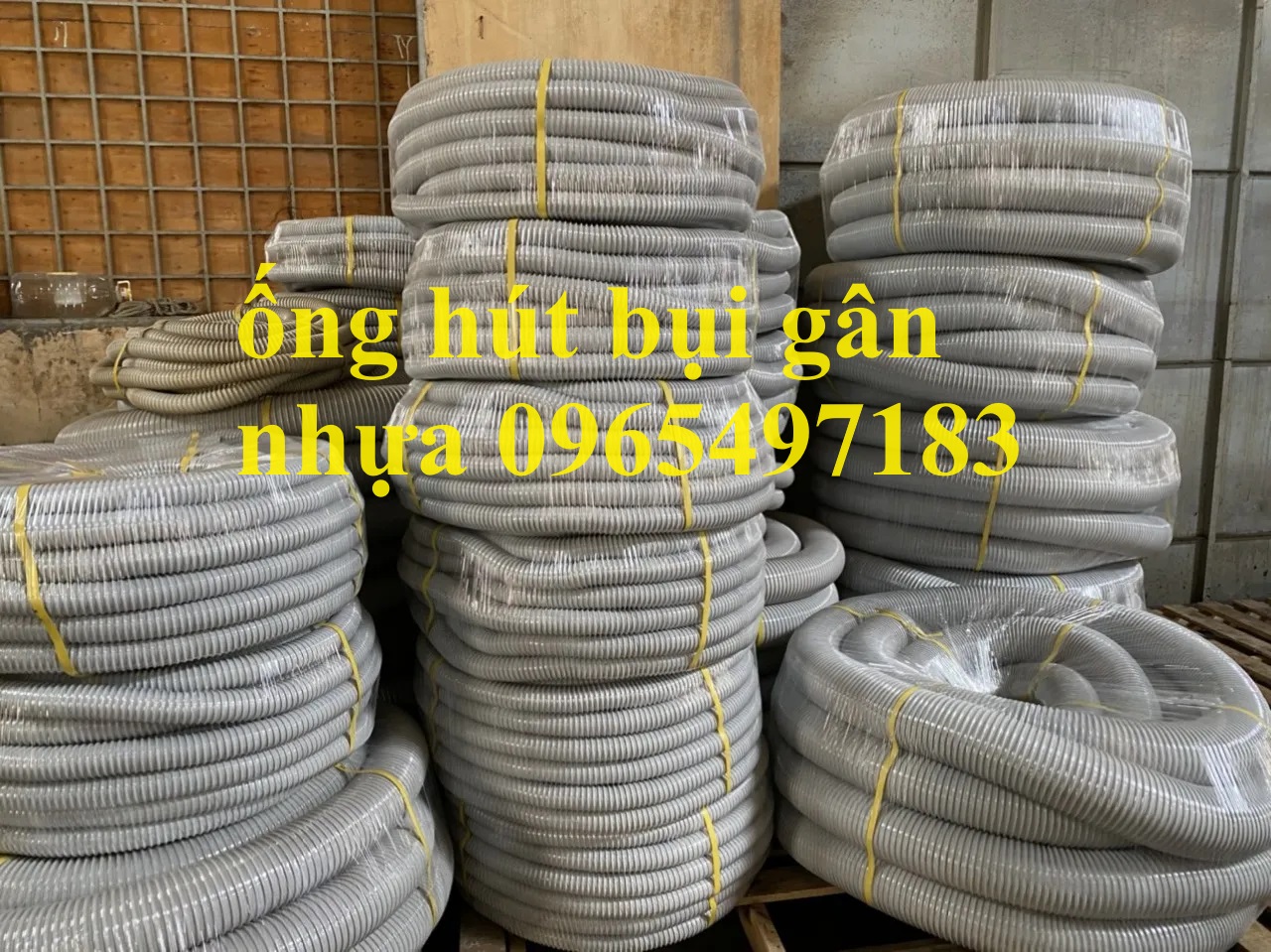 Bán ống hút bụi gân nhựa phi 34- phi 300 có sẵn giao hàng toàn quốc