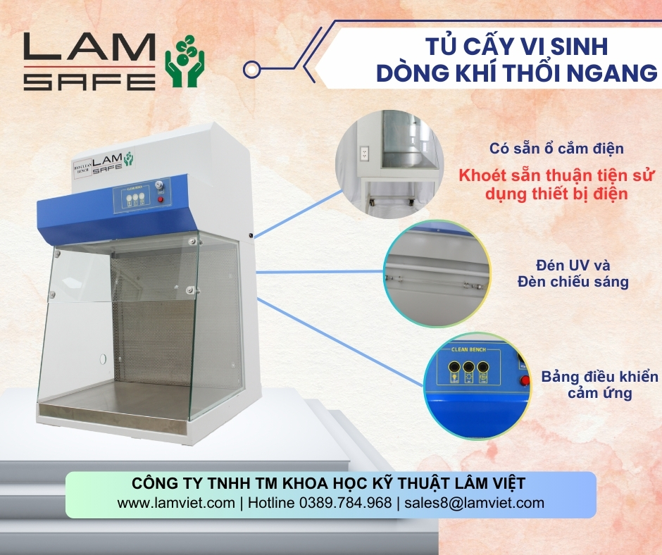 Tủ an toàn sinh học cấp 1