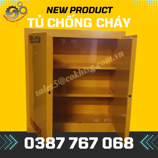 Tủ chống cháy FM114  TBVT Cơ Khí Sài Gòn