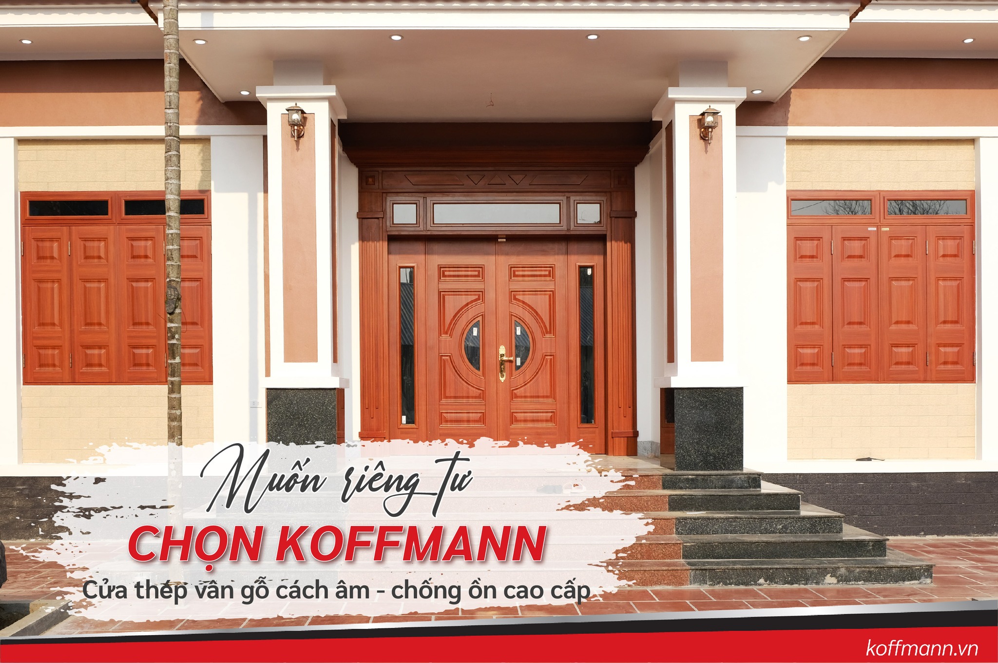 Cửa Thép Vân Gỗ Cao Cấp KingDoor / Mẫu Mã Đa Dạng