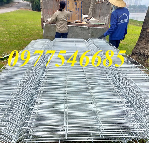 Lưới thép hàng rào mạ kẽm, lưới hàng rào mạ kẽm D4a50x50