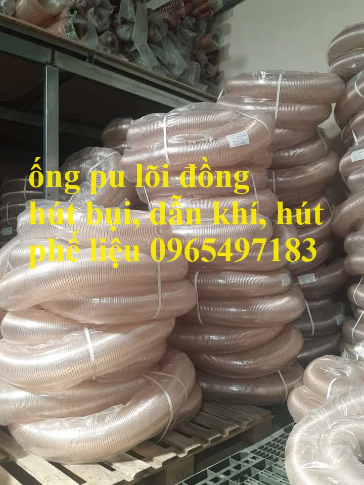 Tổng kho sỉ lẻ ống hút bụi Pu lõi thép mạ đồng phi 40 - phi 450