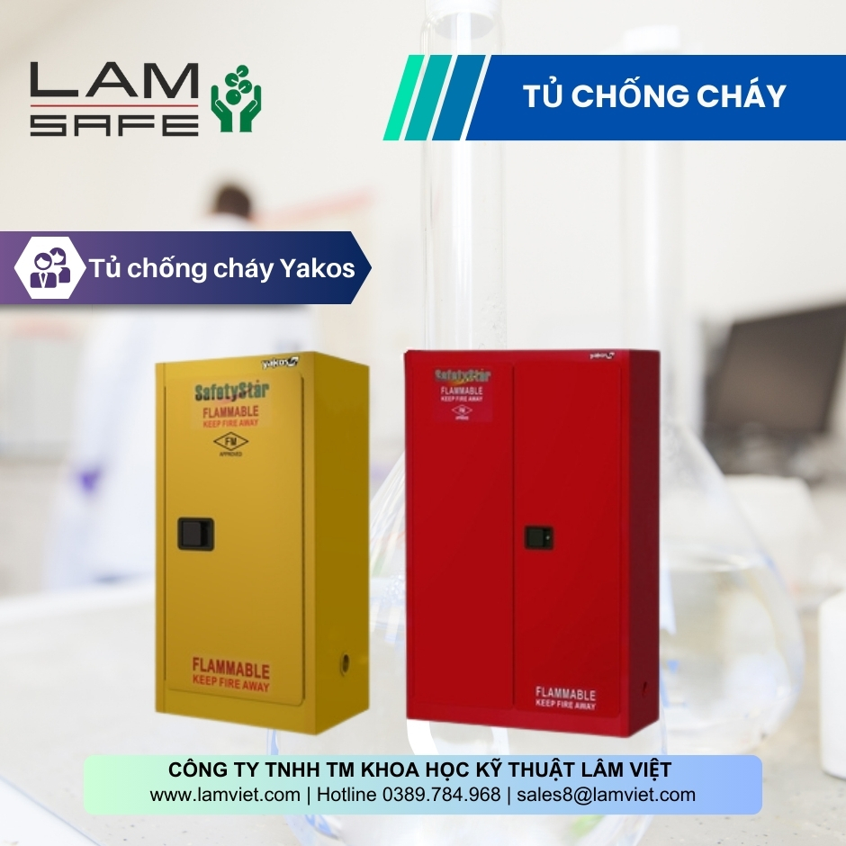 Tủ đựng dung môi dễ cháy yakos65