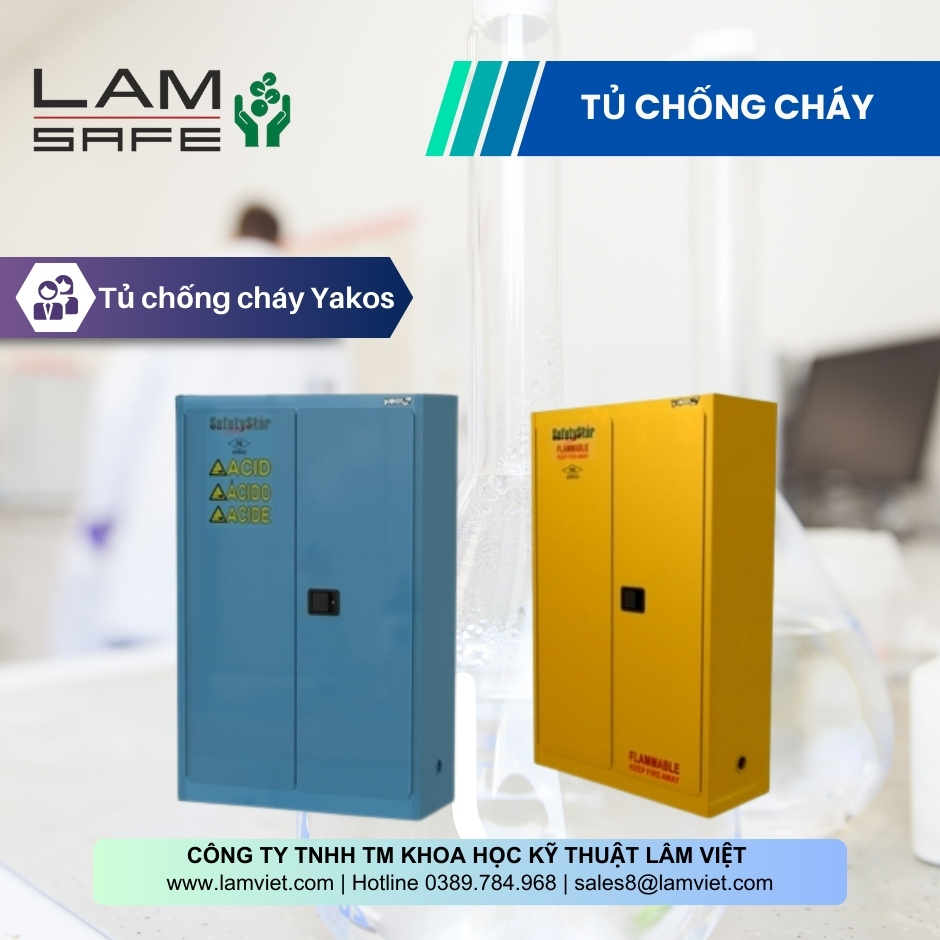 Tủ đựng dung môi dễ cháy yakos65
