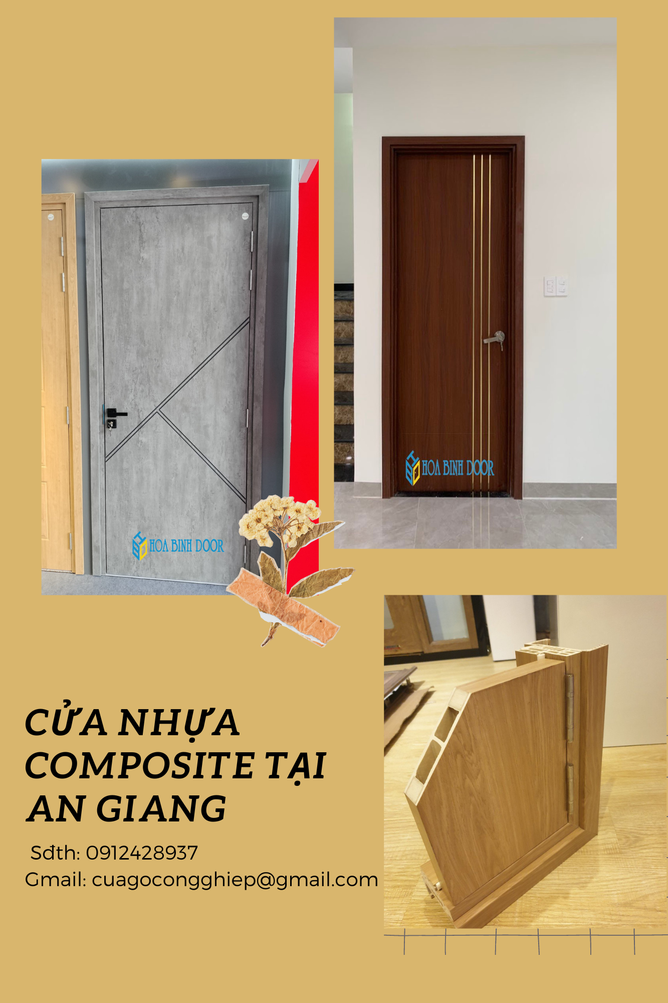 Báo giá cửa nhựa composite tại An Giang chính hãng giá rẻ 2024