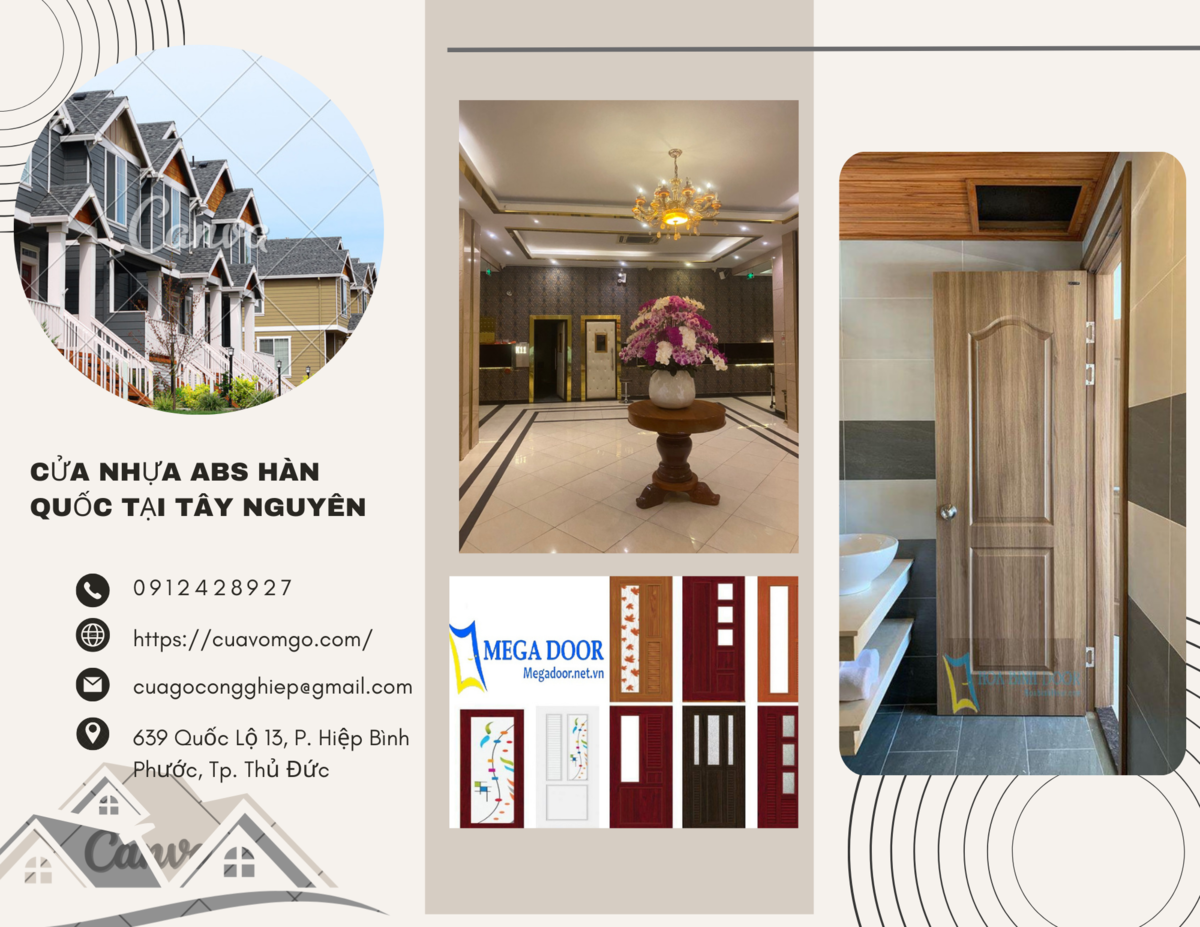 Giá cửa nhựa ABS Hàn Quốc tại Tây Nguyên giá rẻ nhất 3/2024