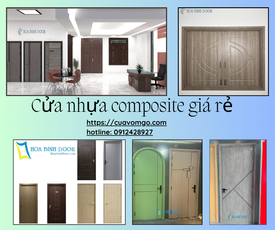 Giá cửa nhựa composite tại Bến Tre- Giá rẻ mới nhất 4/2024