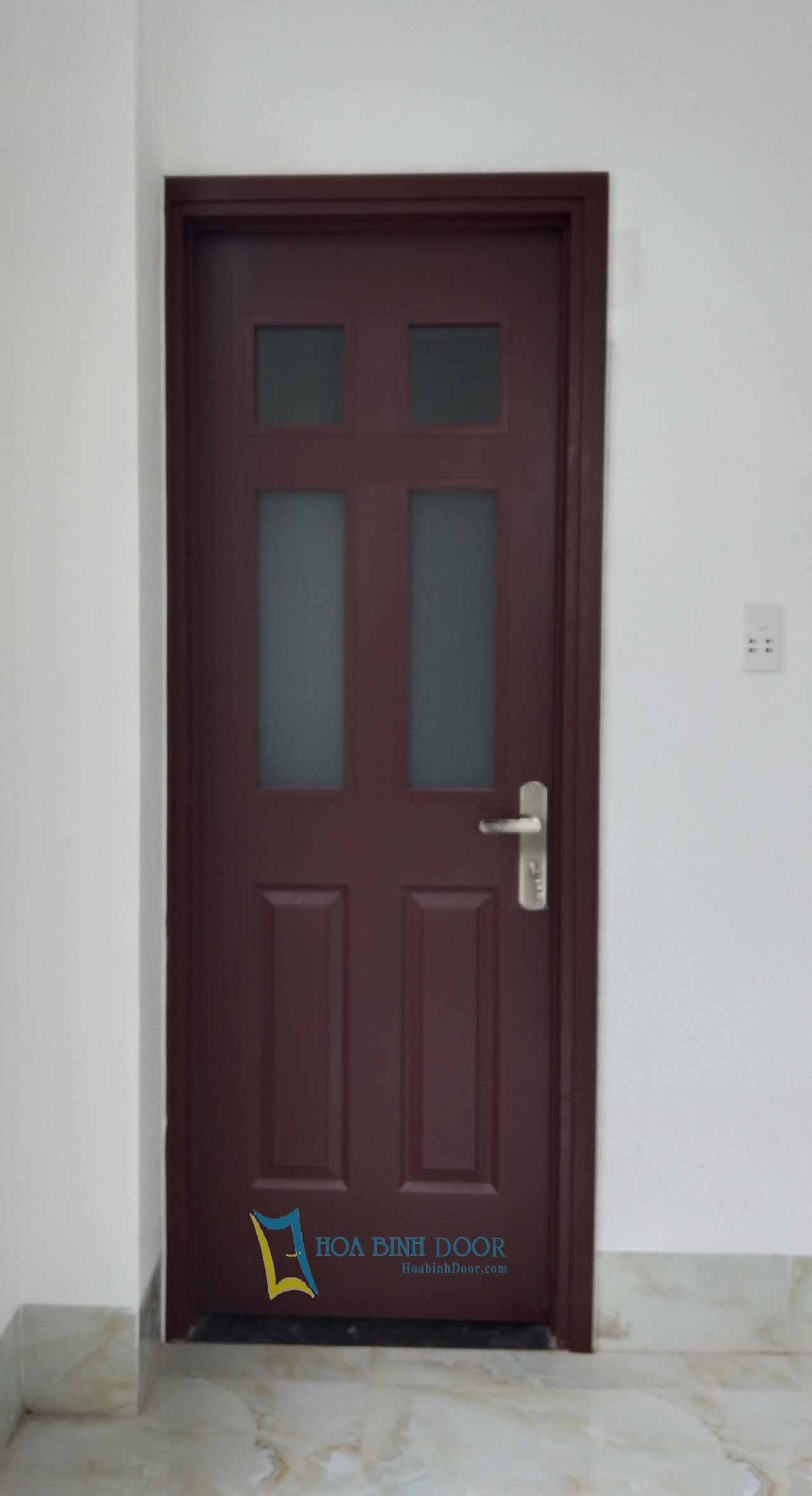 Cửa gỗ công nghiệp HDF tại Ninh Thuận  Trộn bộ, giá rẻ