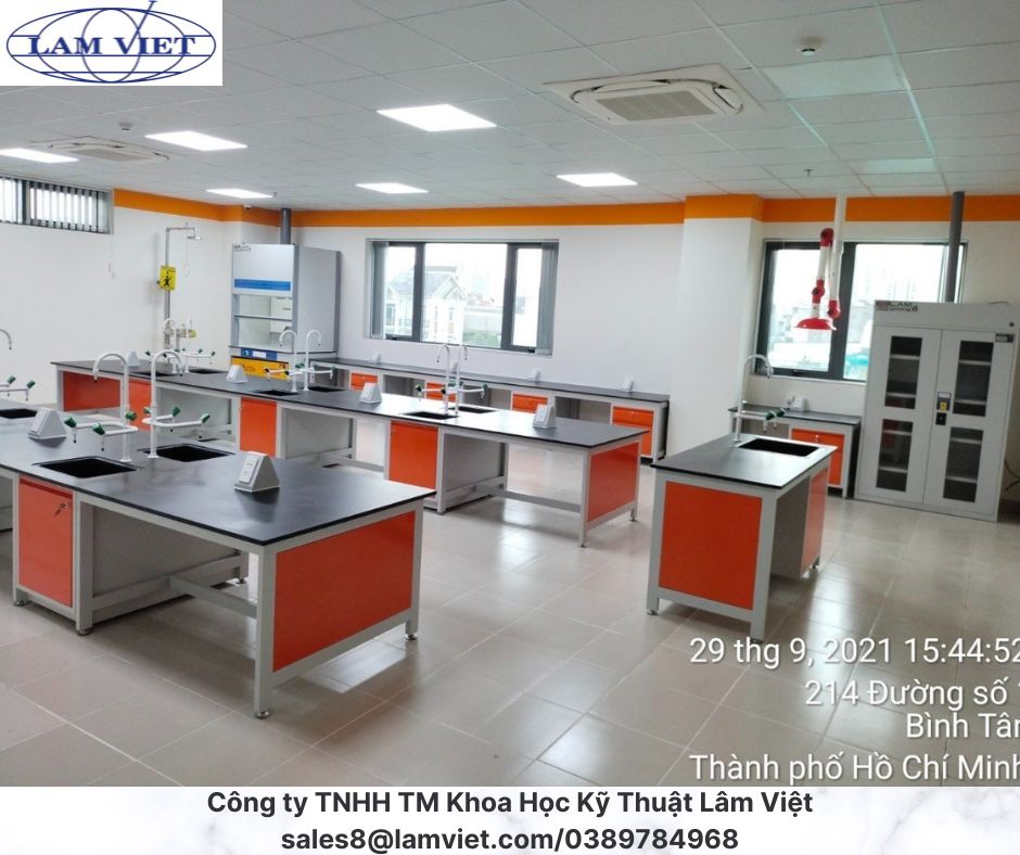 bàn thí nghiệm trường học Lâm Việt
