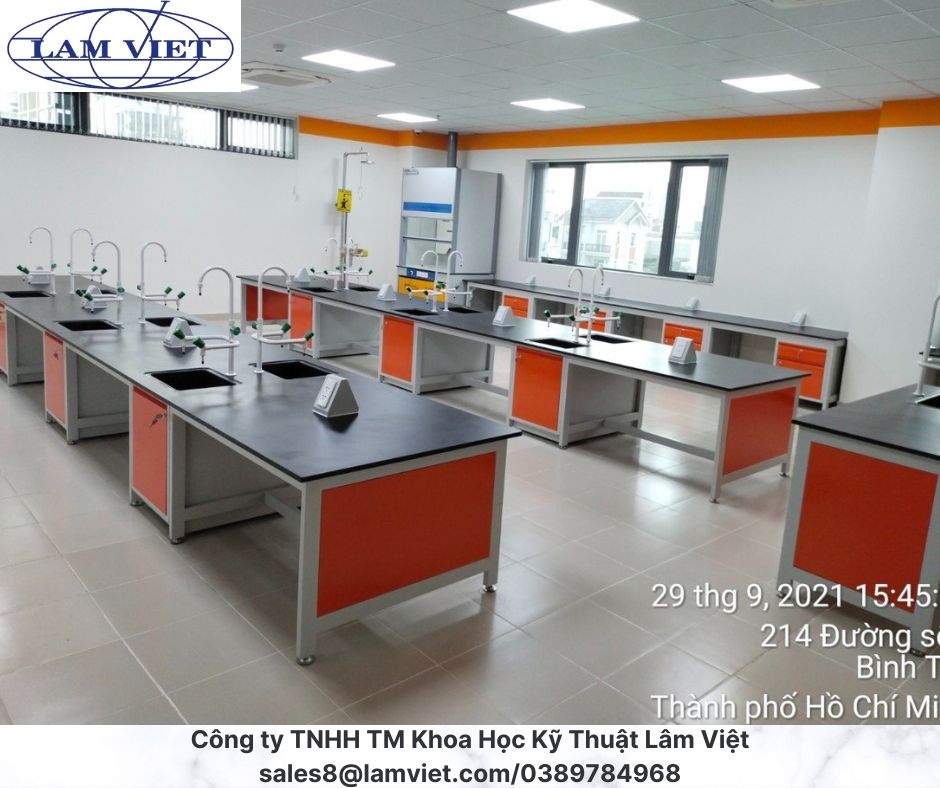 bàn thí nghiệm trường học Lâm Việt