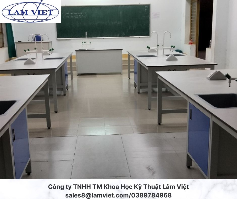 bàn thí nghiệm trường học Lâm Việt