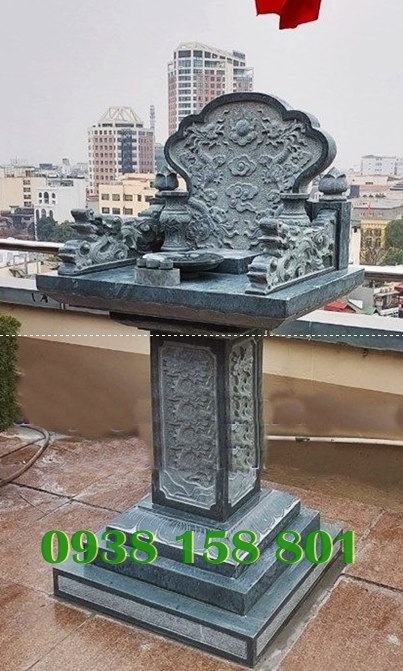 Bàn thờ đá - mẫu bàn thờ đá thờ ông thiên ngoài trời bán Lâm Đồng