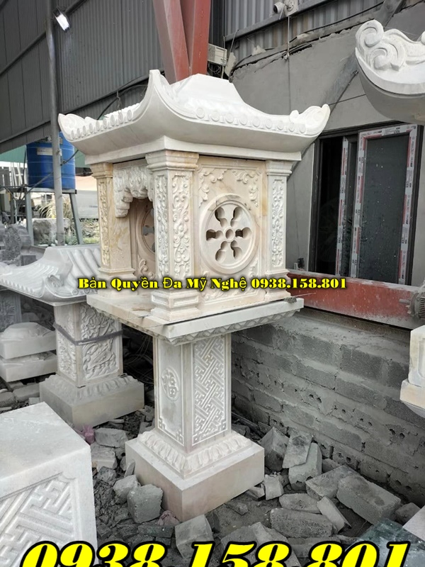 Bàn thờ đá - mẫu bàn thờ đá thờ ông thiên ngoài trời bán Lâm Đồng