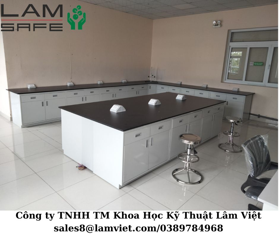 Bàn thí nghiệm trung tâm thương hiệu Lamsafe