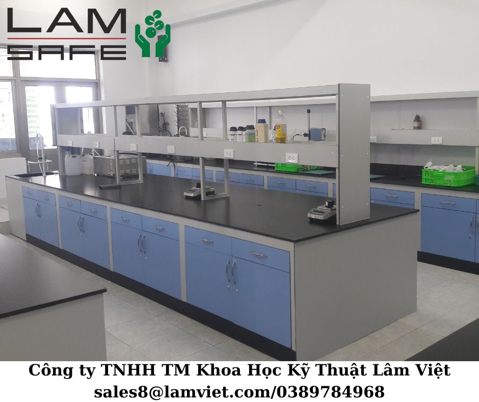 Bàn thí nghiệm trung tâm thương hiệu Lamsafe