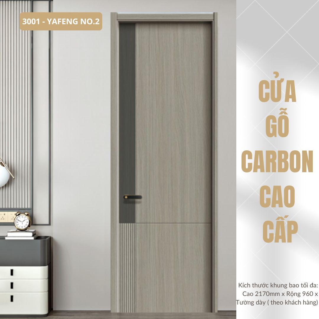 Cửa Gỗ Carbon Tại Bình Dương  Đa Dạng Mẫu Mã