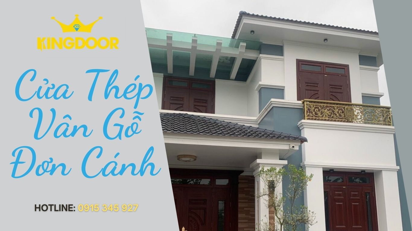 Giá Cửa Thép Vân Gỗ Đơn Cánh [Cửa thép giá rẻ]