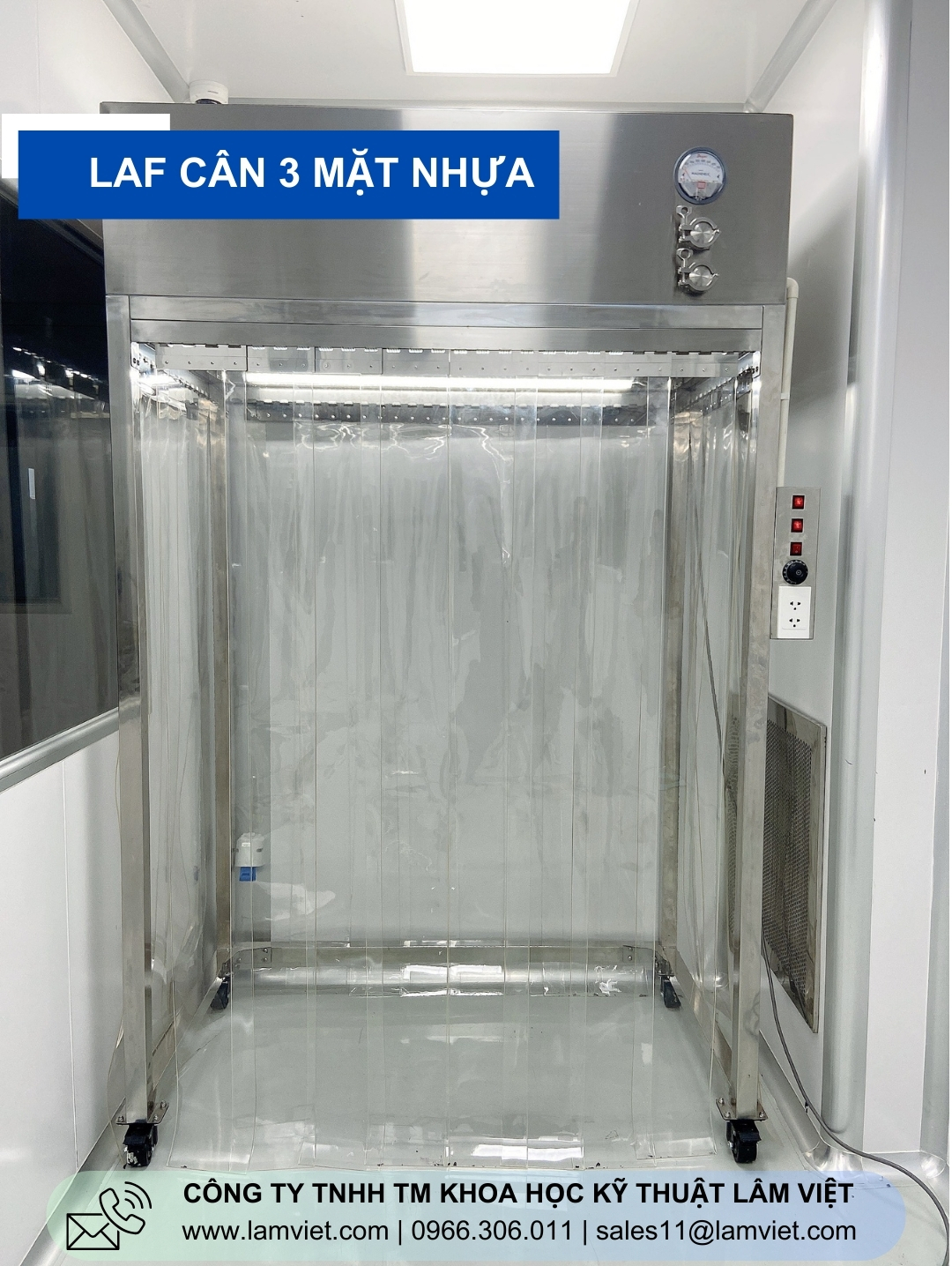 Lab cân mẫu 4 mặt nhựa