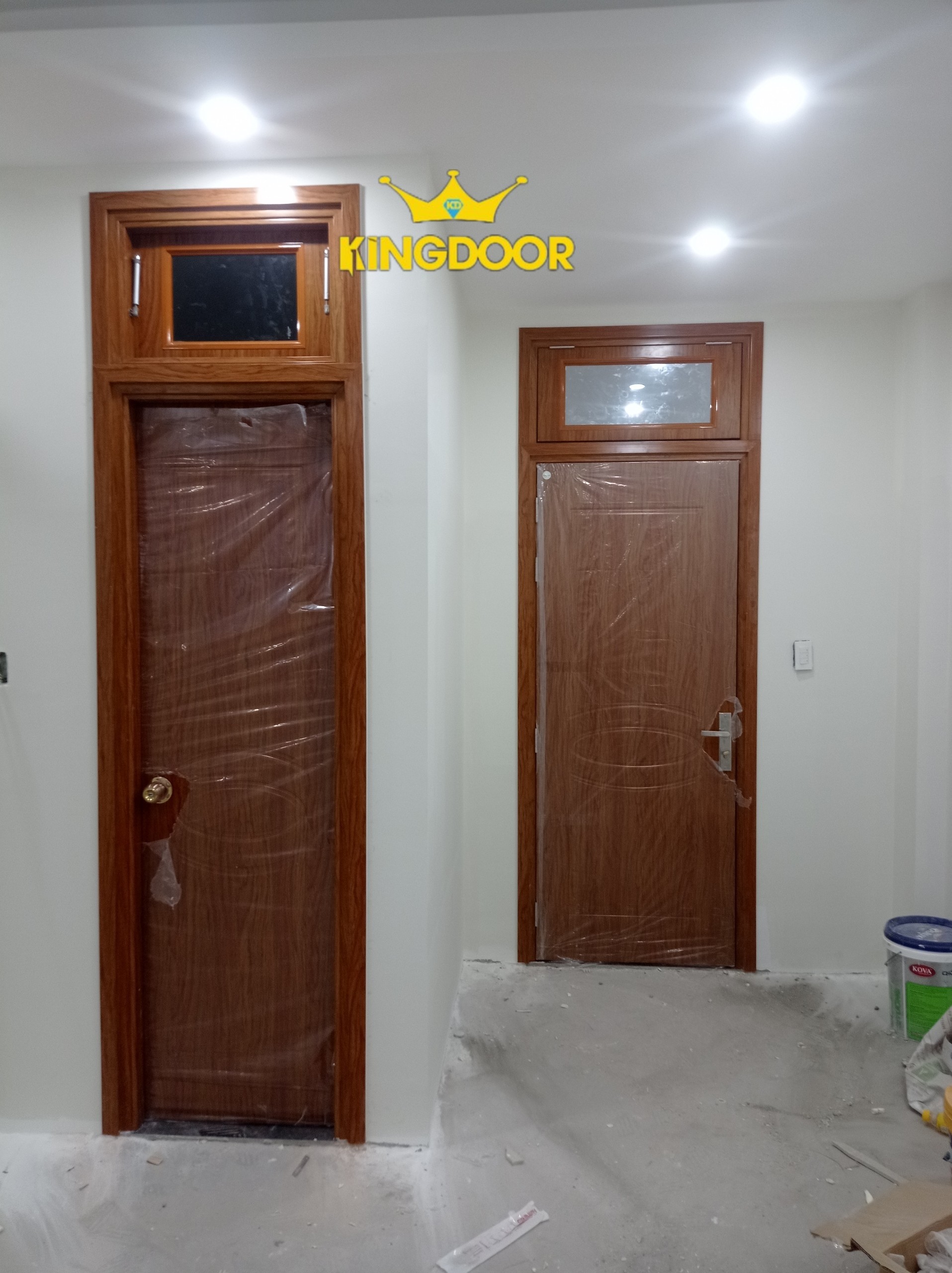 cửa Nhựa Đài loan tại Hội An _ Cửa Nhà Vệ Sinh giả gỗ