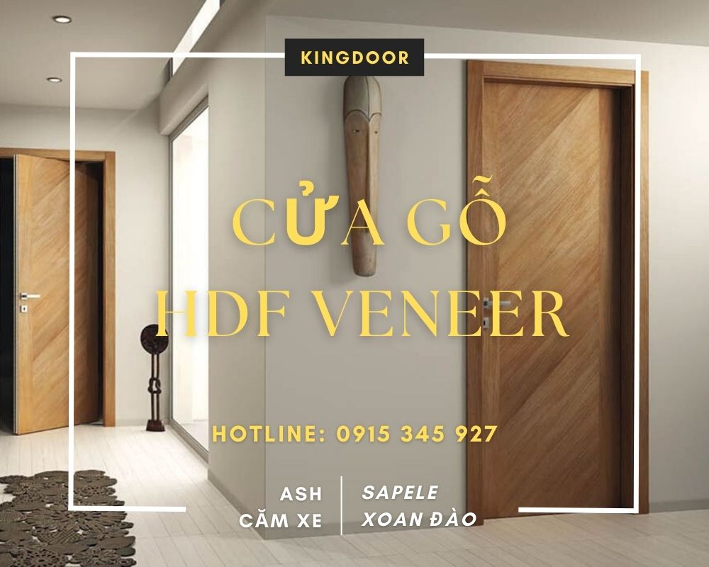 Giá Cửa Gỗ HDF Veneer - Mẫu Cửa Gỗ Đẹp