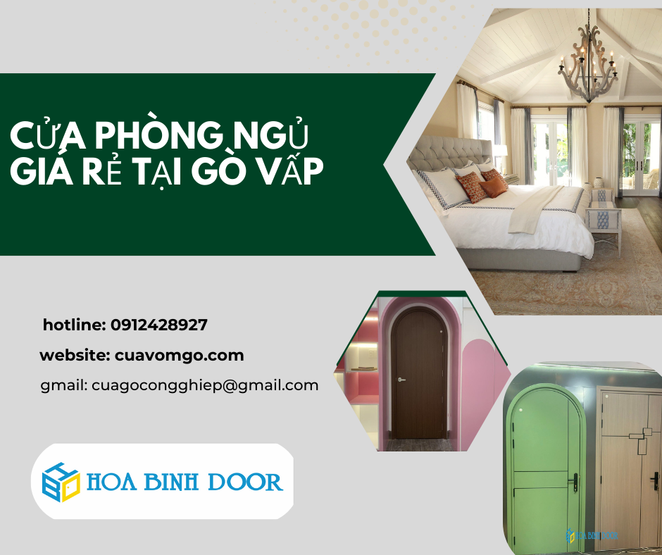 Top mẫu cửa phòng ngủ giá rẻ nhất tại Gò Vấp