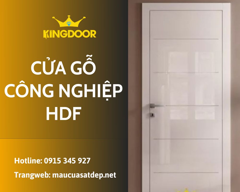 Giá Cửa Gỗ Công Nghiệp HDF I Mới Nhất 2024