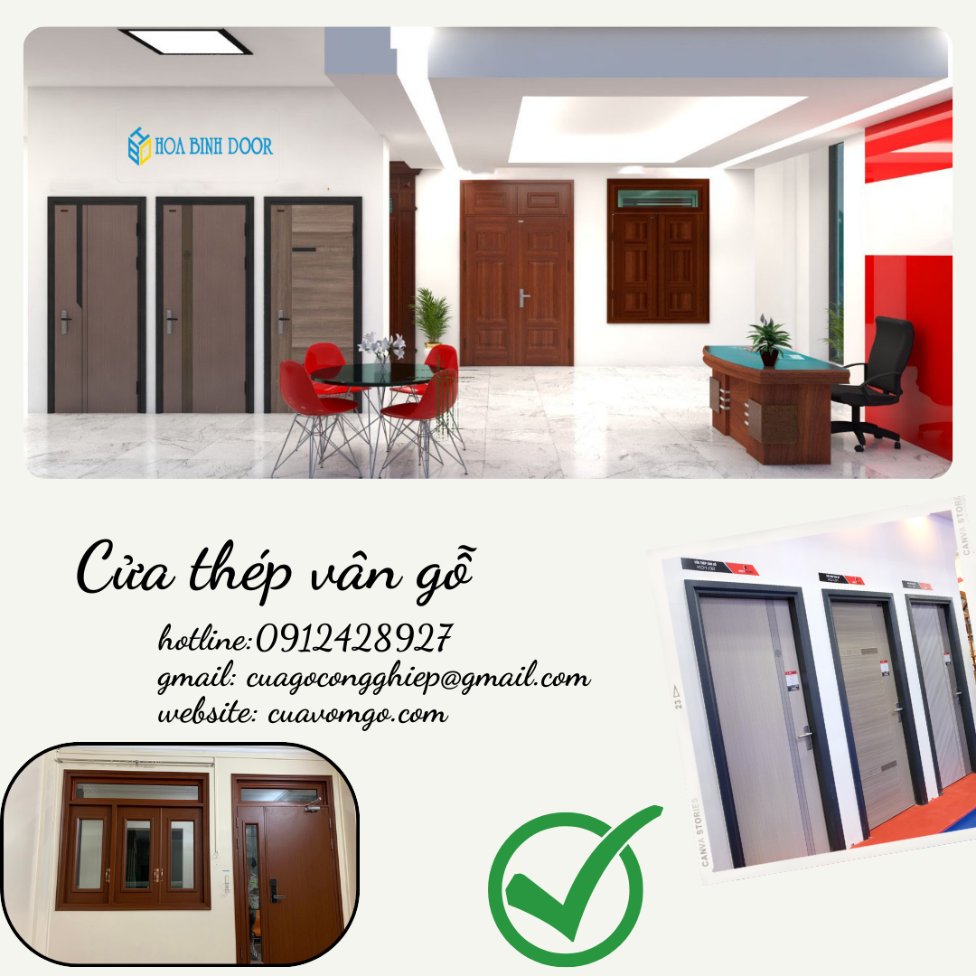 Giá cửa thép vân gỗ tại Bình Dương- Rẻ, bền, đẹp và không rỉ sét