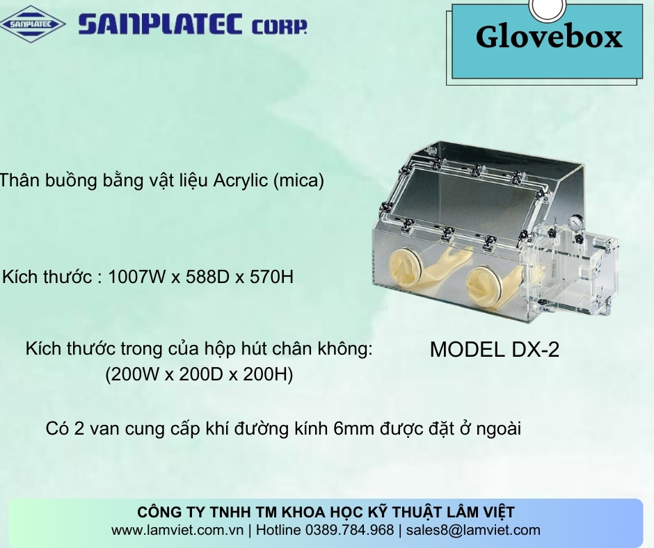 Buồng thao tác cách ly- Glovebox