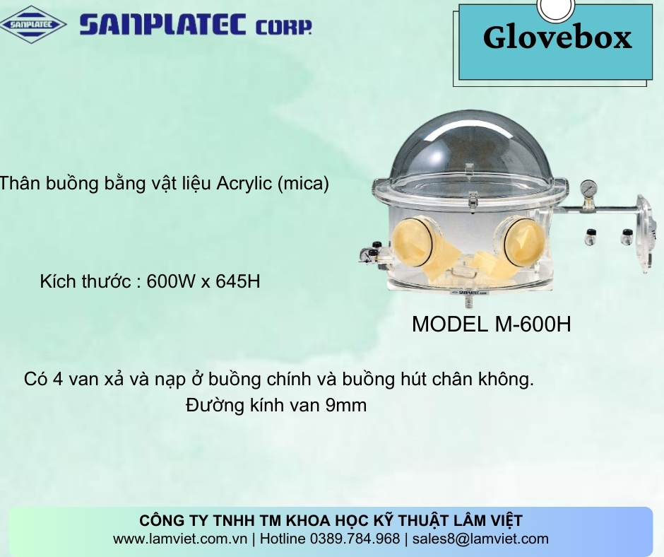 Buồng thao tác cách ly- Glovebox