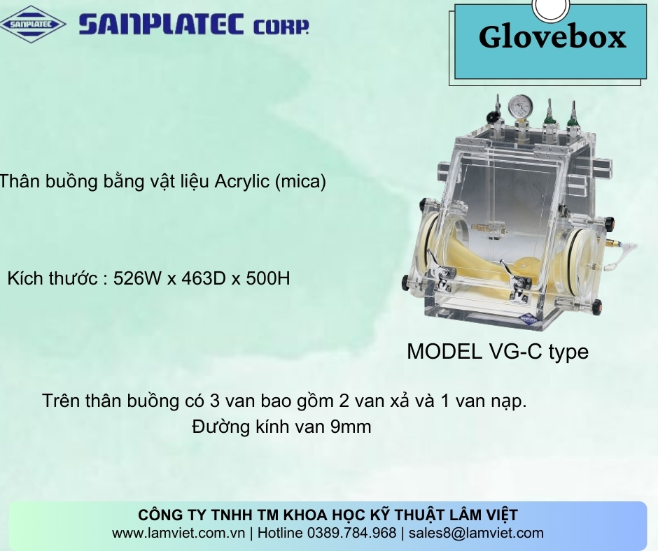 Buồng thao tác cách ly- Glovebox