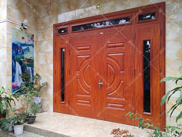Báo giá Cửa Thép Vân Gỗ Tại Đồng Tháp  Giá Tận Xưởng