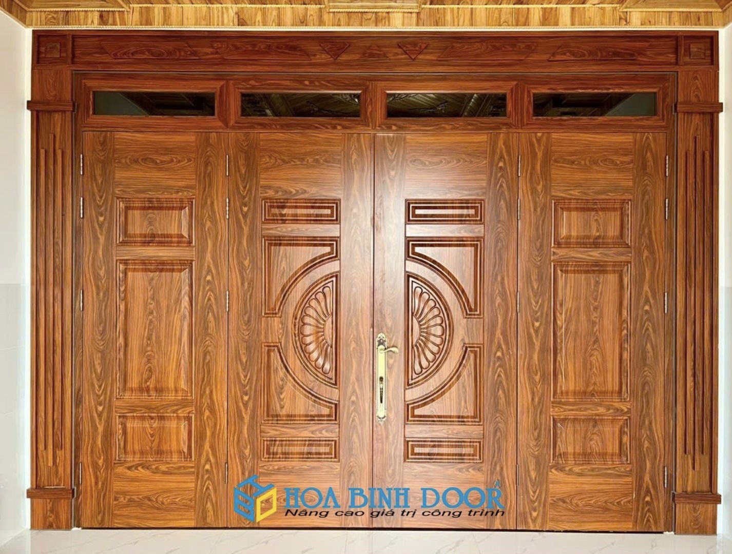 Báo giá Cửa Thép Vân Gỗ Tại Đồng Tháp  Giá Tận Xưởng