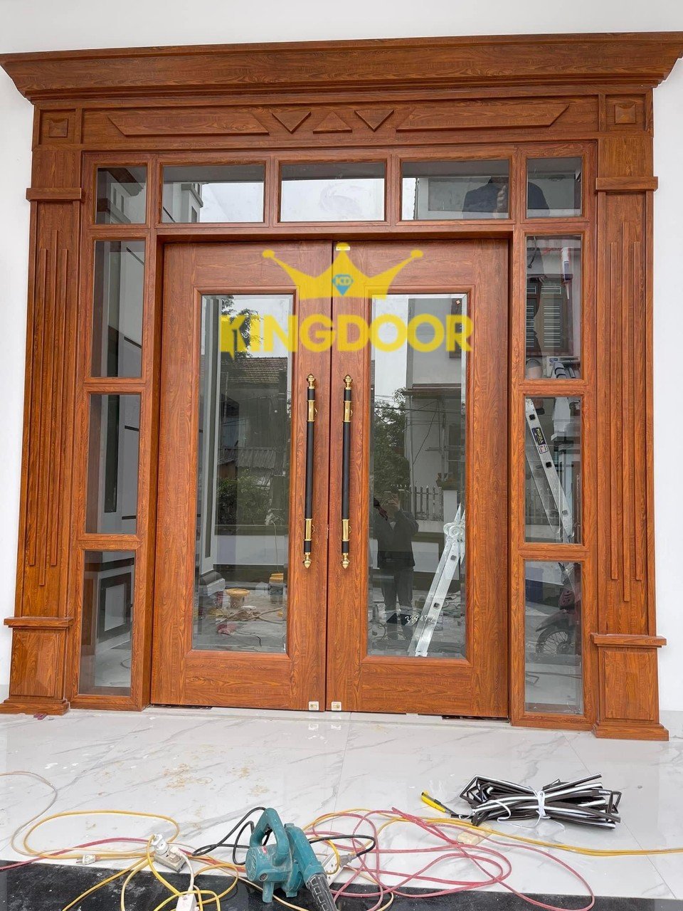Báo giá cửa thép vân gỗ tại đồng tháp Gía tận xưởng