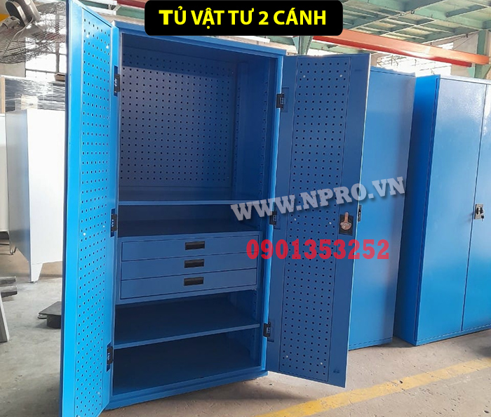 Tủ chứa vật tư đồ nghề, tu vat tu do nghe 2 canh