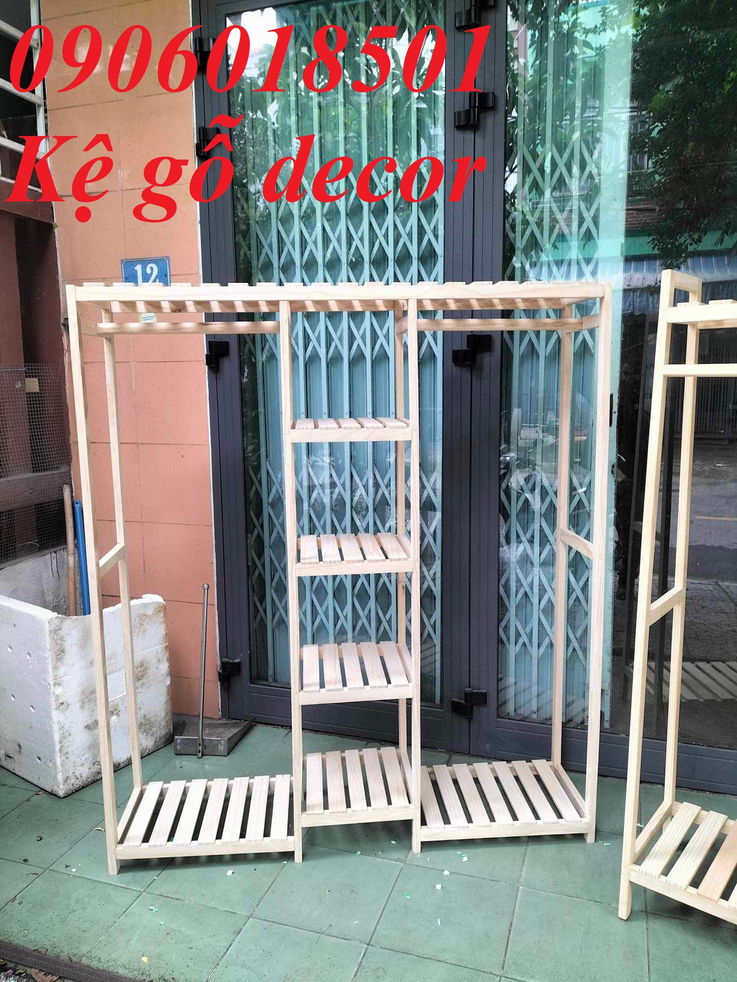 Zalo 0906018501 Kệ, tủ nội thất gỗ thông decor tại Phố cổ Hội An