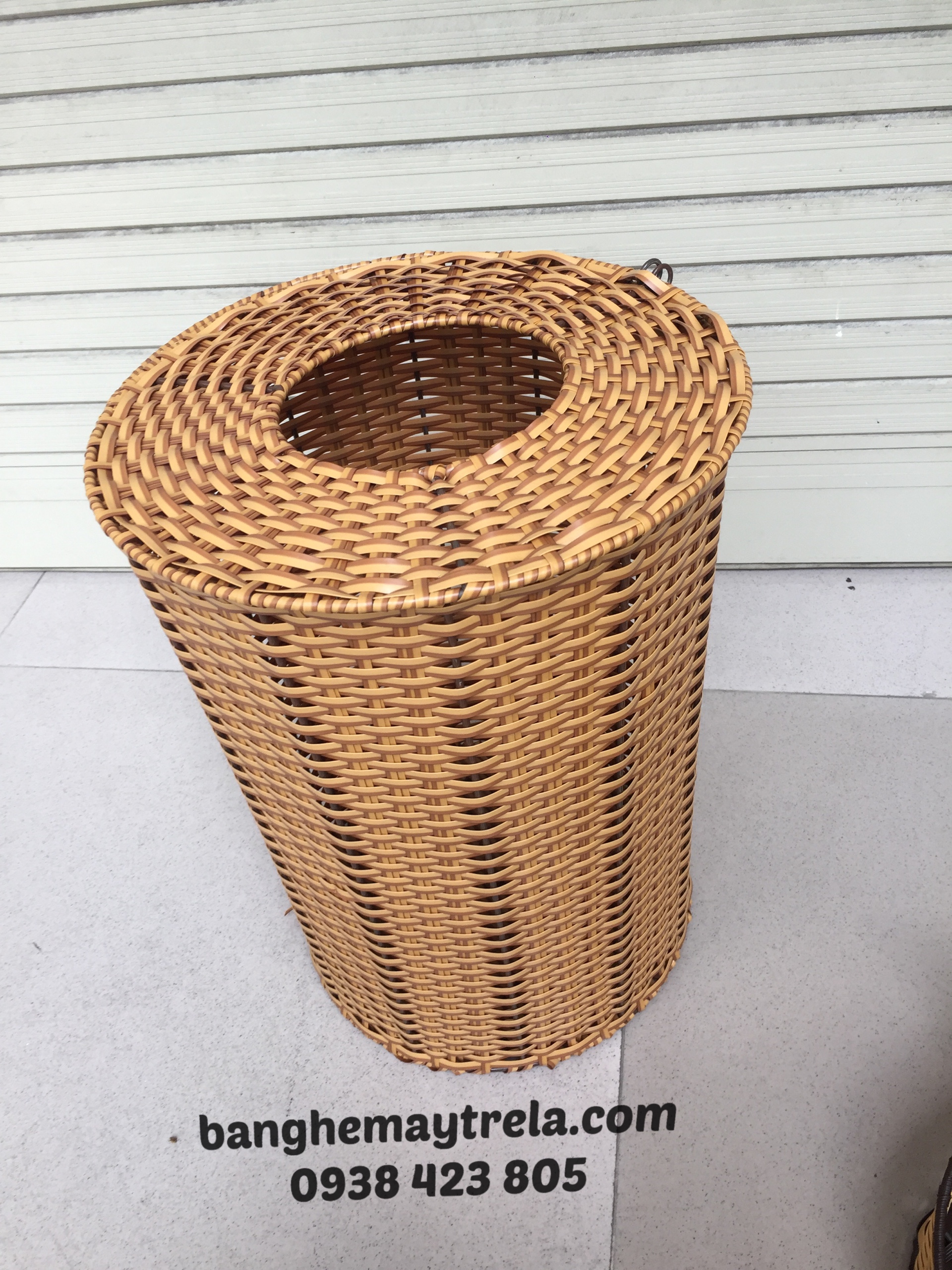 Giỏ đựng đồ nhựa mây- Sọt đựng đồ nhựa giả mây