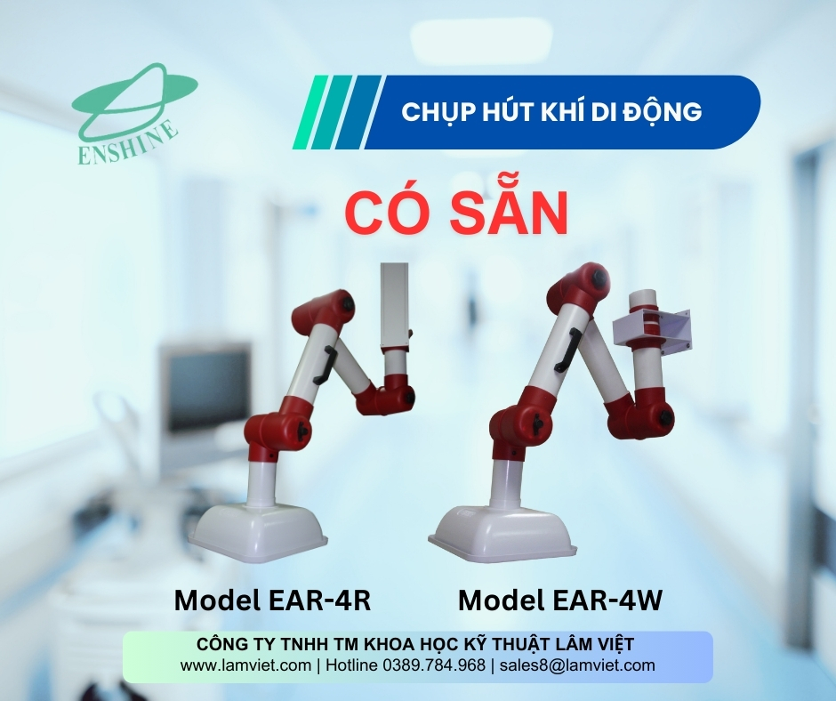 Chụp hút di động gắn trần enshine