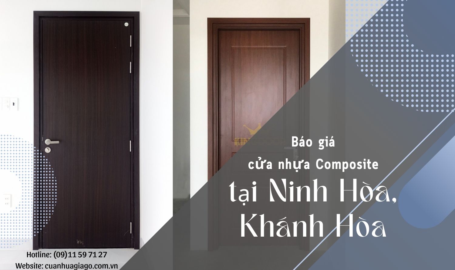 Báo giá cửa nhựa Composite tại Ninh Hòa, Khánh Hòa