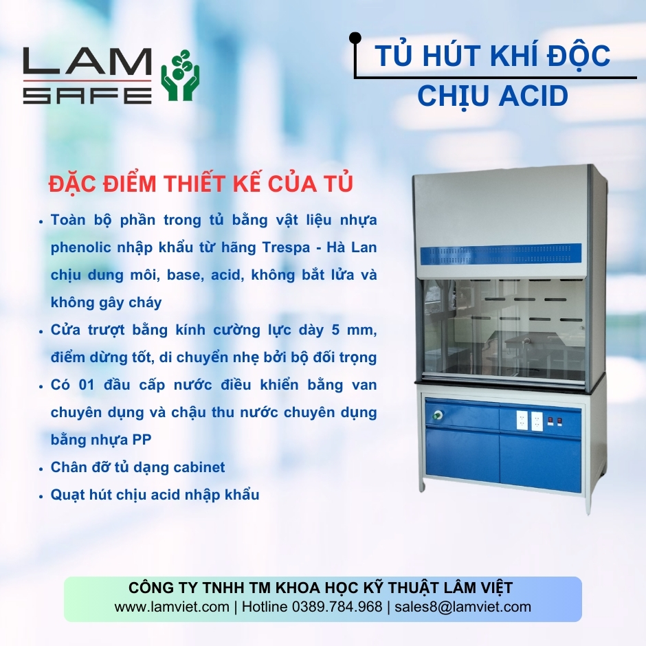 Tủ chưa dung môi an toàn cho phòng thí nghiệm Q-Classic 90