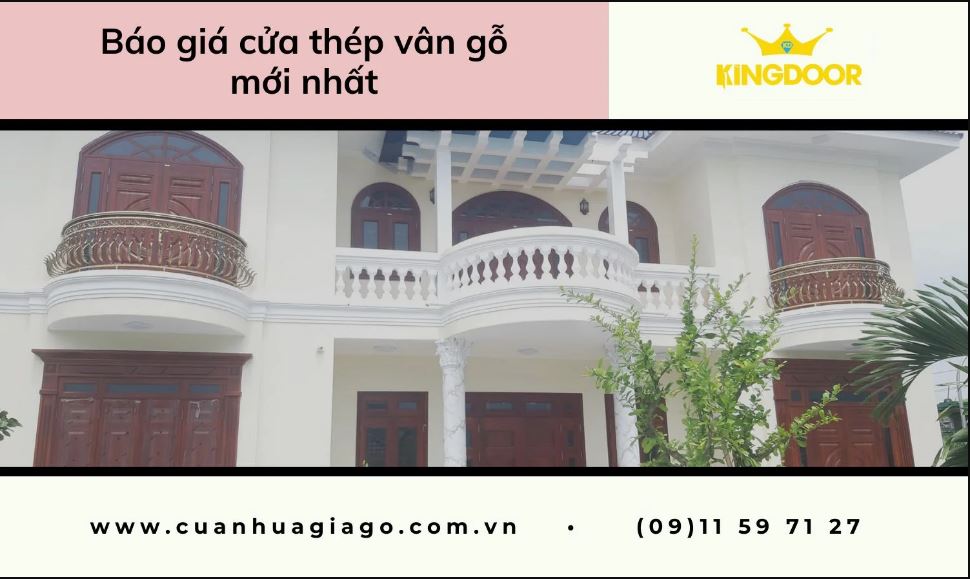 Báo giá cửa thép vân gỗ mới nhất tháng 6 / 2024