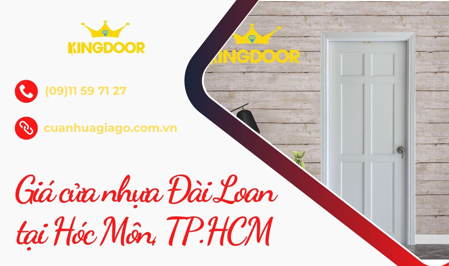 Giá cửa nhựa Đài Loan tại Hóc Môn, Hồ Chí Minh