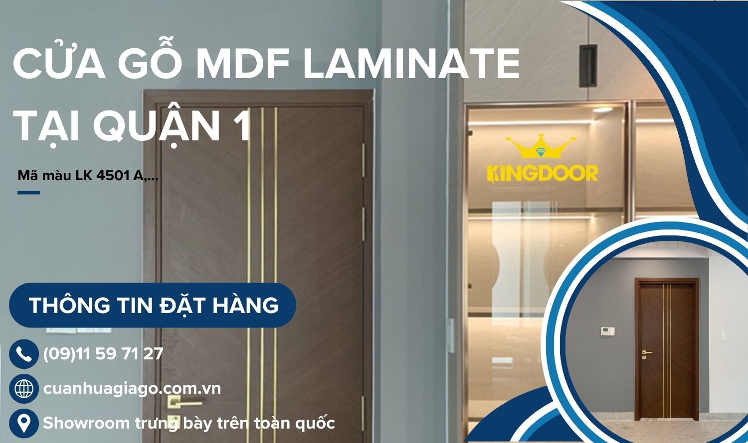 Cửa gỗ MDF Laminate tại Quận 1  Cửa biệt thự sang trọng