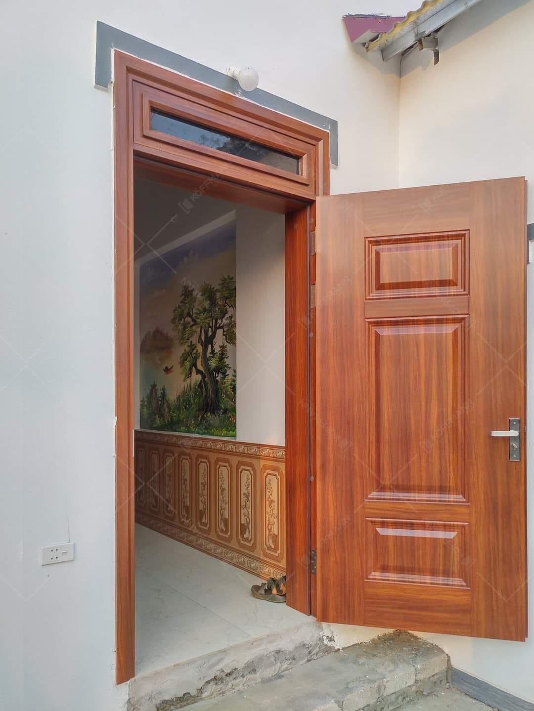 Giá Cửa Thép Vân gỗ tại Long An  Cửa sổ - Cửa chính