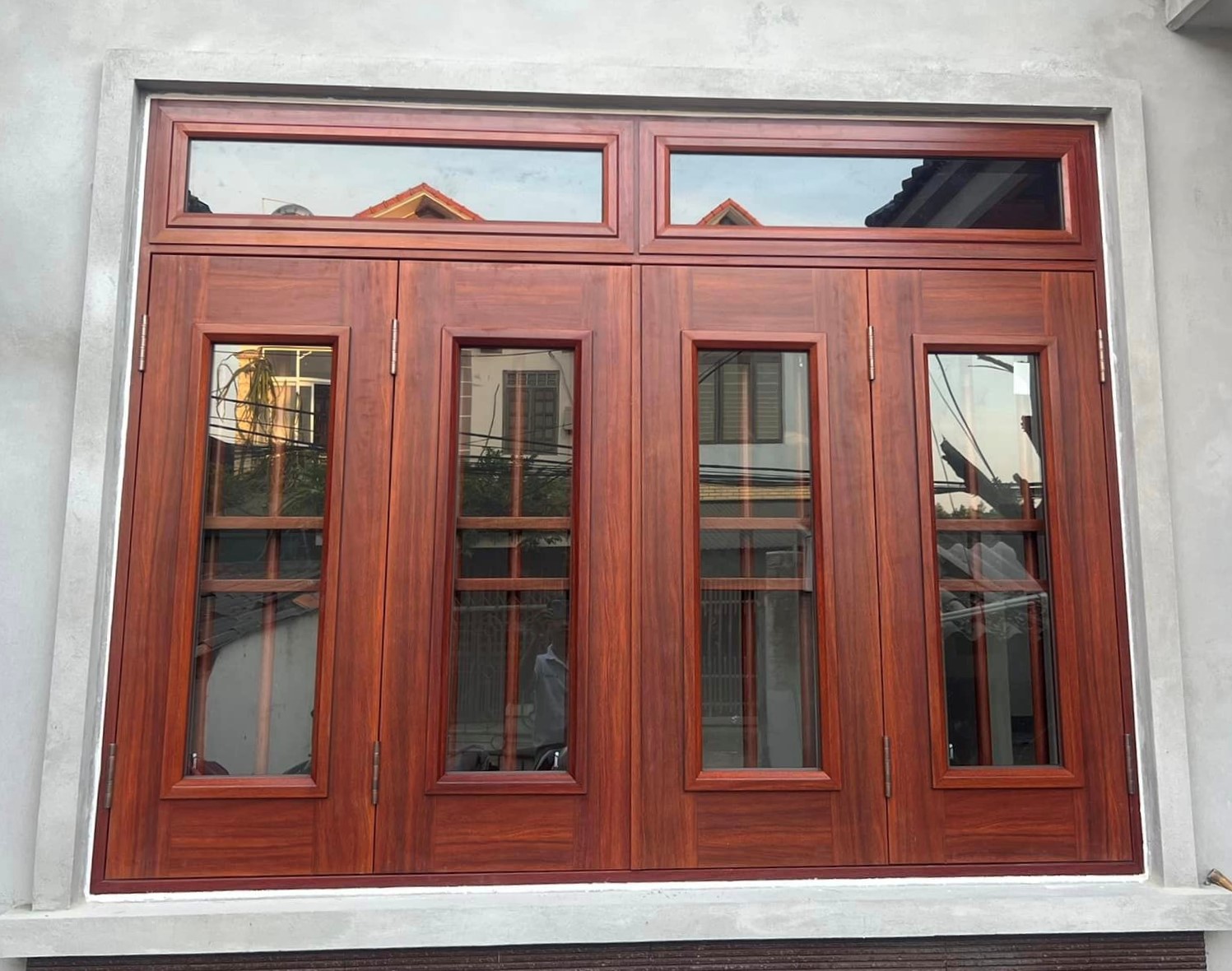 Giá Cửa Thép Vân gỗ tại Long An  Cửa sổ - Cửa chính